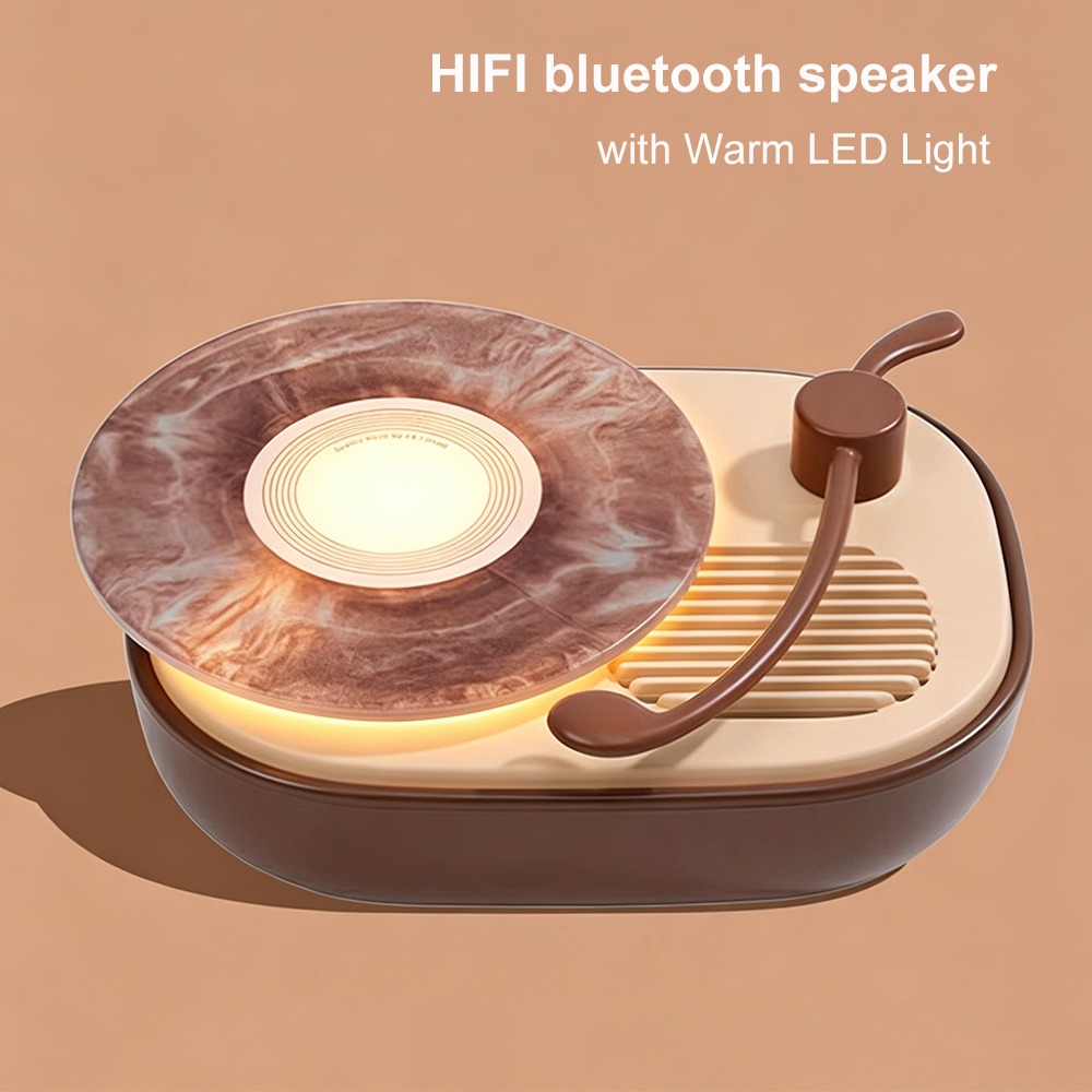 Home Office Of Amazon - Głośnik Bluetooth w stylu retro gramofonu