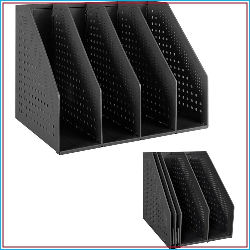 Home Office Image - Składany organizer na czasopisma, plastikowy, biurkowy,
