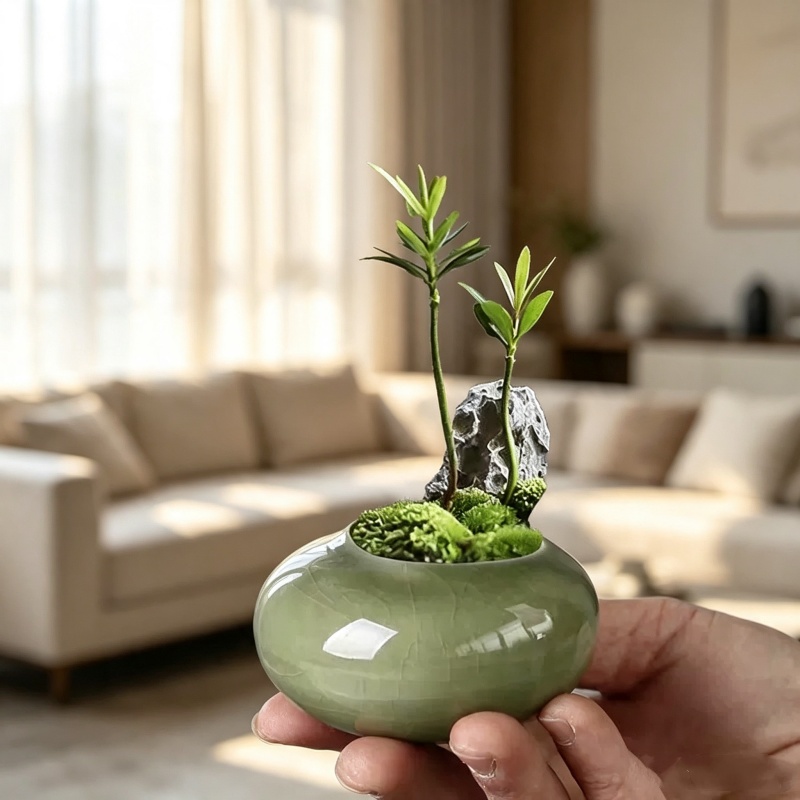 Mini doniczka z efektem popęka – Plant Desk Mini recenzja i cena
