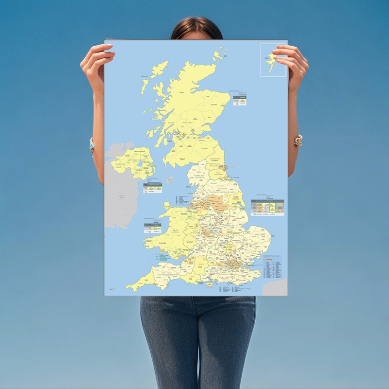 A1/A2 Wielka Brytania Mapa Wie – Home Office United Kingdom recenzja i cena