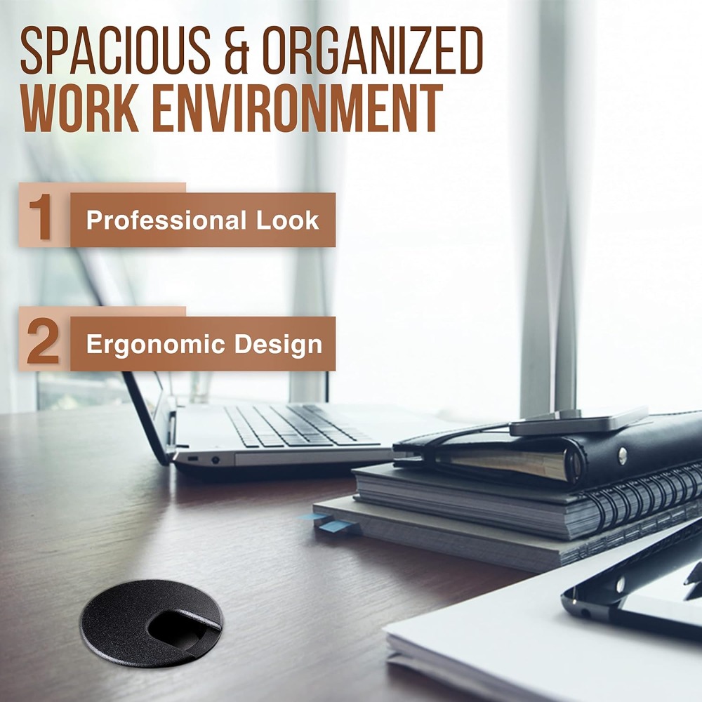 Plastikowa osłona otworu na ka – Home Office Desk Ideas recenzja i cena