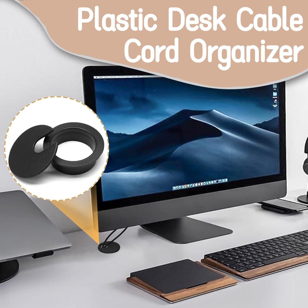 Plastikowa osłona otworu na ka – Home Office Desk Ideas recenzja i cena