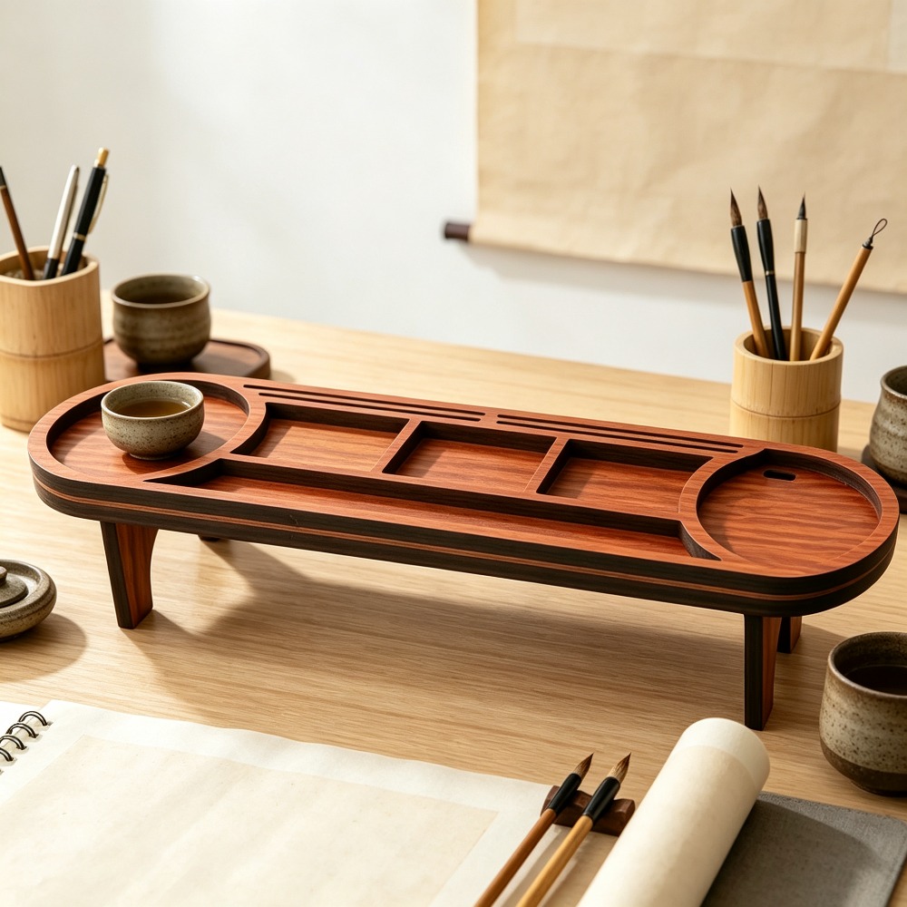 Drewniany organizer na biurko  – Home Office Call Center recenzja i cena
