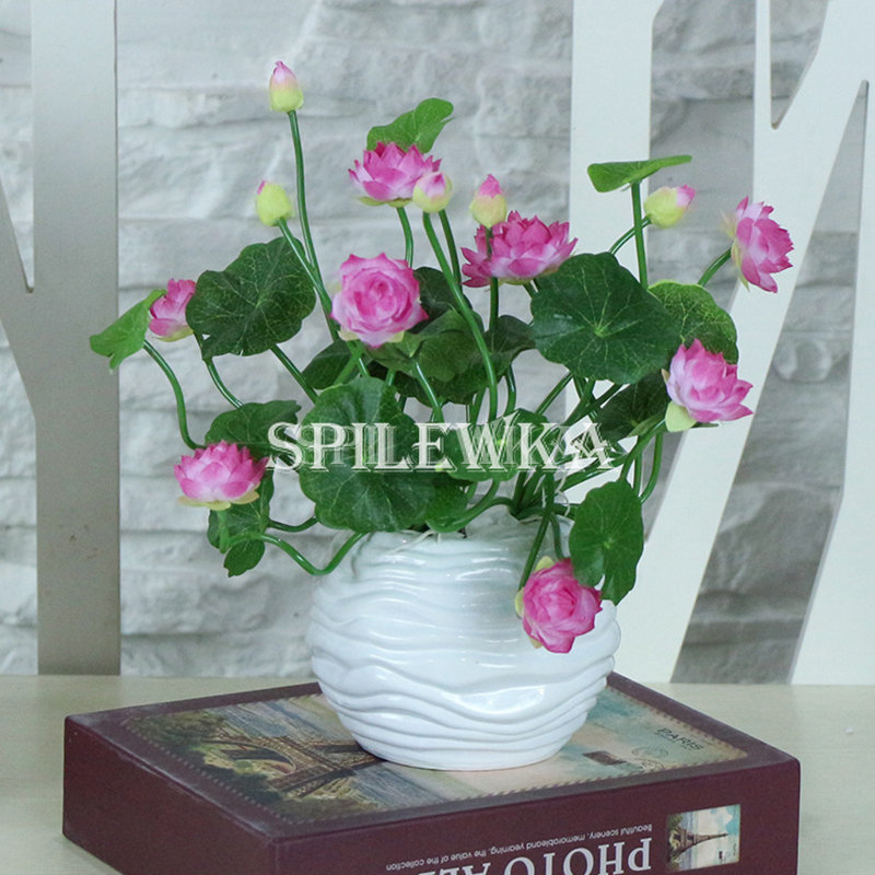 4 szt./partię piękny jedwab Mi – Plant Desk Mini recenzja i cena